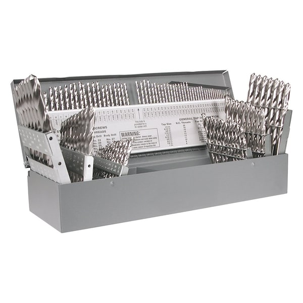 Rocky Mountain Twist Drill Bits, 115PC 135 HSS DRILL BIT SET 95090862 - main